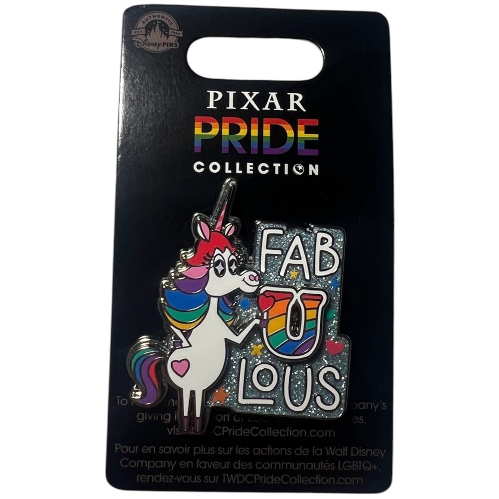 Disney Pin - Pixar Pride - Inside Out - Rainbow Fabulous - Unicorn